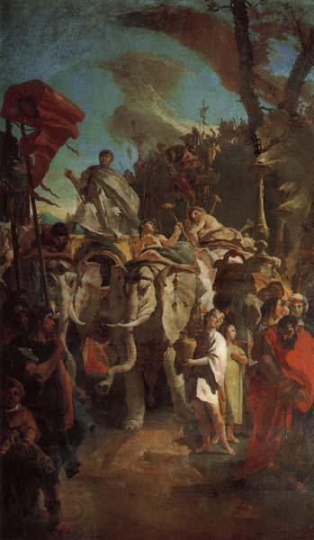 Giovanni Battista Tiepolo The Triumph of Aurelian China oil painting art